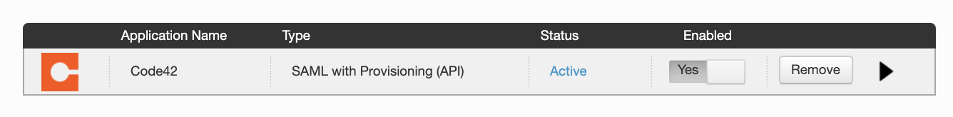 PingOne_active_application.png