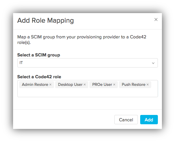 Add role mapping