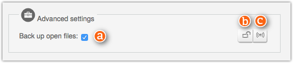device_backup_default advanced settings