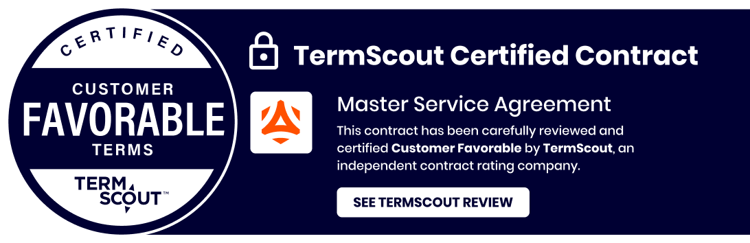See the TermScout Certified Review of the Code42 Master Services Agreement
