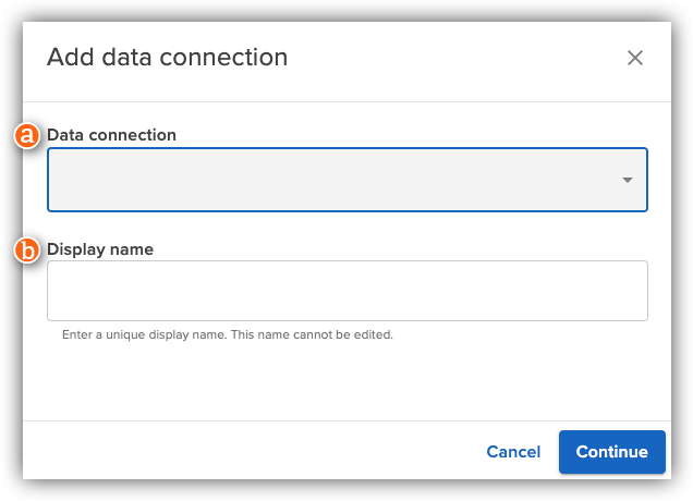Add data connection
